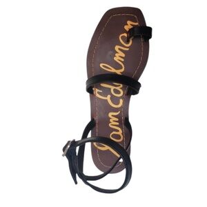 Sam Edelman Abe Leather Strappy Flat Sandals Size 9